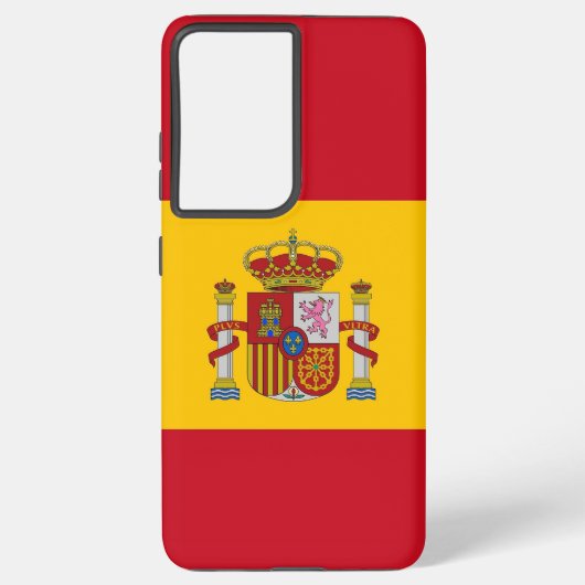 Samsung Galaxy S21 Ultra Case Spanien Flagge Hülle (Rückseite)