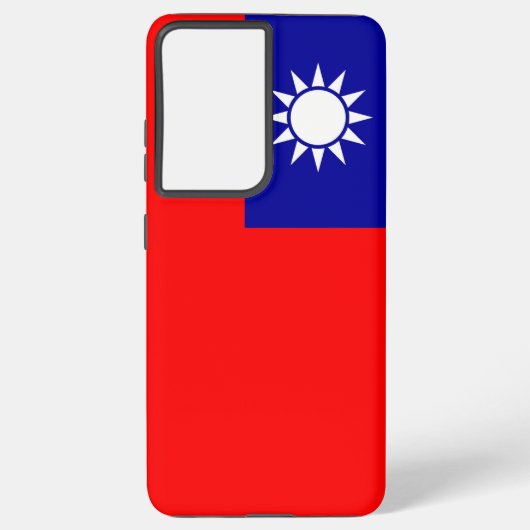 Samsung Galaxy S21 Ultra Case Taiwan-Flagge Samsung Galaxy Hülle (Rückseite)