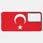 Samsung Galaxy S21 Ultra Case Türkei-Flagge Hülle (Linke Seite)