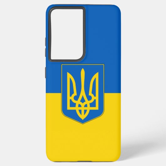 Samsung Galaxy S21 Ultra Case Ukraine-Flagge Samsung Galaxy Hülle (Rückseite)