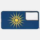 Samsung Galaxy S21 Ultra Case with Macedonia flag Hülle (Linke Seite)