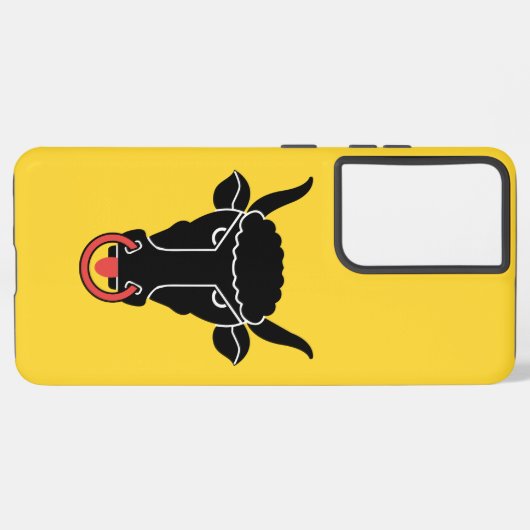 Samsung Galaxy S21 Ultra Case with Uri flag Samsung Galaxy Hülle (Linke Seite)