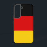 Samsung Galaxy S22 Case Flag Deutschland Hülle<br><div class="desc">Mit unserem exklusiven Cover unter der Flagge Deutschlands verwandeln Sie Ihre Samsung Galaxy S22 in ein Symbol des deutschen Stolzes! Mit viel Liebe zum Detail gestaltet, präsentiert dieses Cover stolz das ikonische Design der deutschen Fahne. Die Flagge zeichnet sich durch drei horizontale Streifen aus Schwarz, Rot und Gold aus, die...</div>