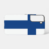 Samsung Galaxy S22 Case Flag Finnland Samsung Galaxy Hülle (Rückseite (Horizontal))