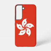 Samsung Galaxy S22 Case Flag Hongkong Samsung Galaxy Hülle (Rückseite)