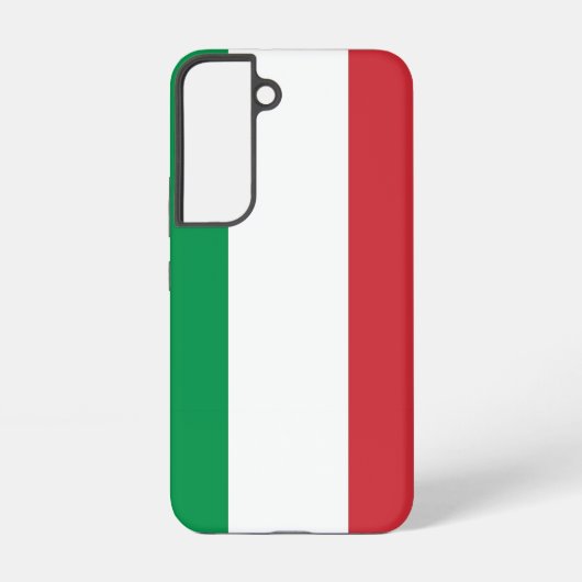 Samsung Galaxy S22 Case Flag (Italien) Hülle (Rückseite)