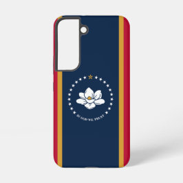 Samsung Galaxy S22 Case Flag of Mississippi Hülle
