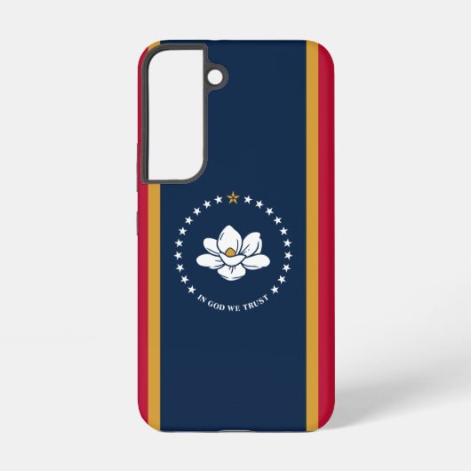 Samsung Galaxy S22 Case Flag of Mississippi Hülle (Rückseite)