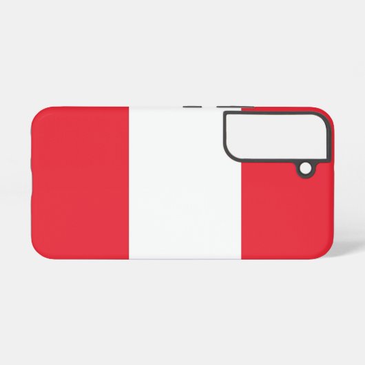 Samsung Galaxy S22 Case Flag Österreich Samsung Galaxy Hülle (Rückseite (Horizontal))