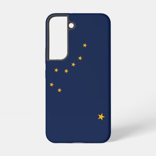 Samsung Galaxy S22 Case Flag von Alaska, USA Hülle (Rückseite)