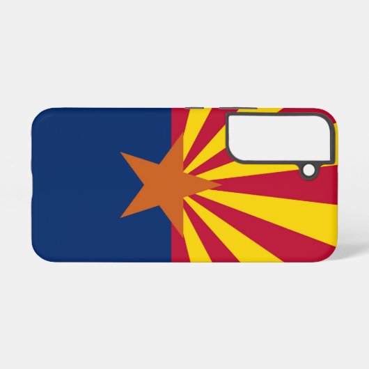 Samsung Galaxy S22 Case Flag von Arizona, USA Samsung Galaxy Hülle (Rückseite (Horizontal))