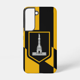 Samsung Galaxy S22 Case Flag von Baltimore Hülle