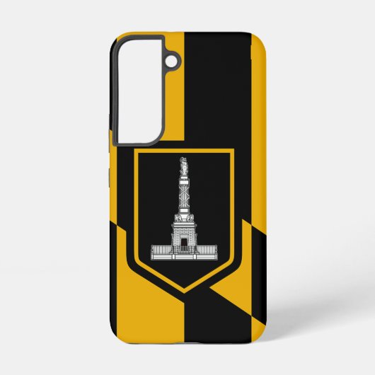 Samsung Galaxy S22 Case Flag von Baltimore Hülle (Rückseite)