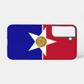 Samsung Galaxy S22 Case Flag von Dallas, Texas Hülle (Rückseite (Horizontal))