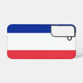 Samsung Galaxy S22 Case Flag von Frankreich Hülle (Rückseite (Horizontal))