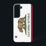 Samsung Galaxy S22 Case Flag von Kalifornien Samsung Galaxy Hülle<br><div class="desc">Mit dem exklusiven Samsung Galaxy S22 Cover mit kalifornischer Fahne fügen Sie Ihrem Handy eine lebendige Touch Kaliforniens hinzu! Mit viel Liebe zum Detail gestaltet, ist dieses Handy mehr als nur funktional, es ist eine Feier der reichen Geschichte und des kulturellen Stolzes Kaliforniens. Das kühne Design zeigt stolz die ikonischen...</div>