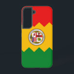 Samsung Galaxy S22 Case Flag von Los Angeles Samsung Galaxy Hülle<br><div class="desc">Mit dem Samsung SGH-X500 präsentiert sich das Samsung SGH-X500 in einem eleganten und eleganten Design-Design. Mit Präzision und Liebe zum Detail, dieses Handy Cover feiert den pulsierenden Geist und kulturellen Erbe von Los Angeles, Kalifornien. Das Design zeichnet sich durch die Flagge von Los Angeles, gekennzeichnet durch einen Hintergrund von drei...</div>