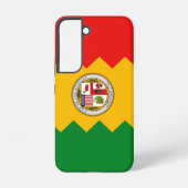 Samsung Galaxy S22 Case Flag von Los Angeles Samsung Galaxy Hülle (Rückseite)