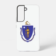 Samsung Galaxy S22 Case Flag von Massachusetts