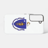 Samsung Galaxy S22 Case Flag von Massachusetts Hülle (Rückseite (Horizontal))