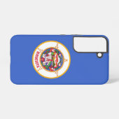 Samsung Galaxy S22 Case Flag von Minnesota Hülle (Rückseite (Horizontal))
