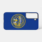 Samsung Galaxy S22 Case Flag von Nebraska Hülle (Rückseite (Horizontal))