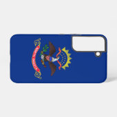 Samsung Galaxy S22 Case Flag von North Dakota Hülle (Rückseite (Horizontal))