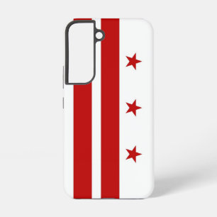 Samsung Galaxy S22 Case Flag von Washington DC Samsung Galaxy Hülle