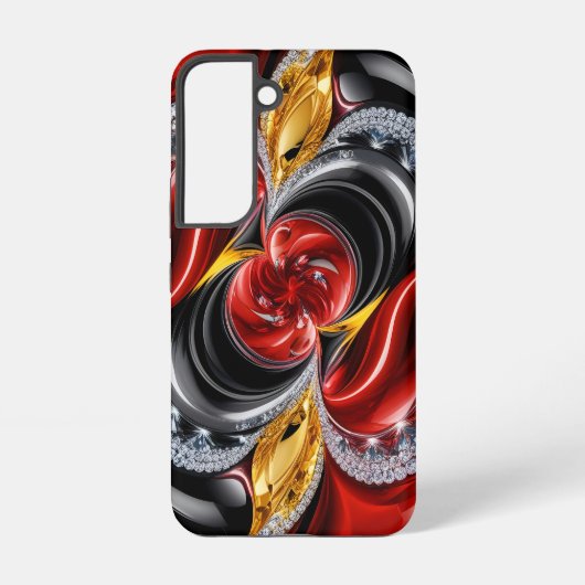 Samsung Galaxy S22 Fall mit deutschen Farben Hülle (Rückseite)