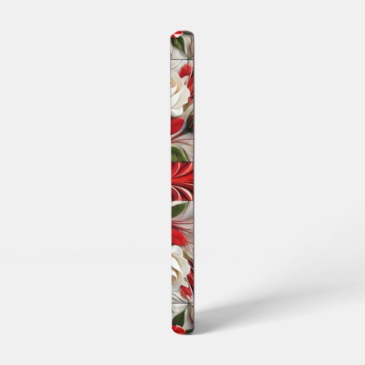 Samsung Galaxy S22 Fall mit englischer Rose Samsung Galaxy Hülle (Linke Seite)