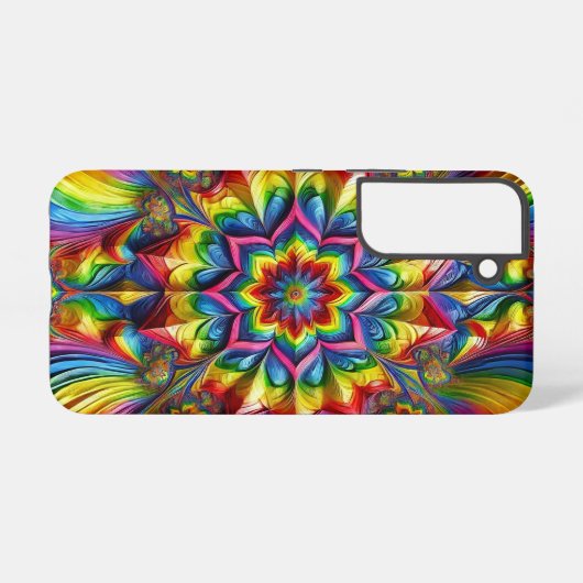 Samsung Galaxy S22 Fall mit LGBT-Farben Samsung Galaxy Hülle (Rückseite (Horizontal))