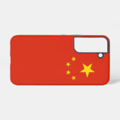 Samsung Galaxy S22 Fallflagge der China Hülle (Rückseite (Horizontal))