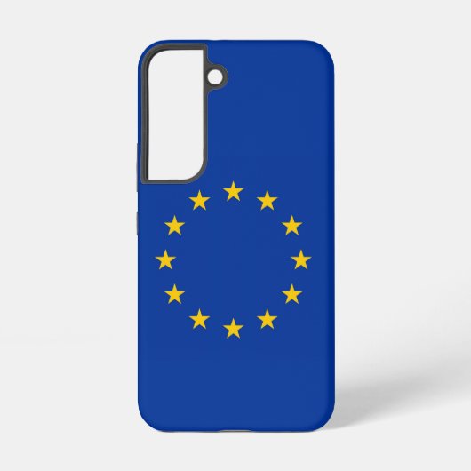 Samsung Galaxy S22 Fallflagge der europäischen Gew Hülle (Rückseite)