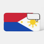 Samsung Galaxy S22 Fallflagge der Philippinen Hülle (Rückseite (Horizontal))