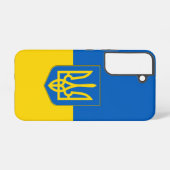 Samsung Galaxy S22 Fallflagge der Ukraine Hülle (Rückseite (Horizontal))