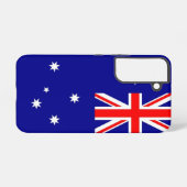 Samsung Galaxy S22 Fallflagge in Australien Hülle (Rückseite (Horizontal))