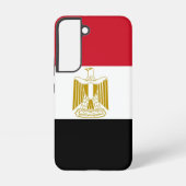 Samsung Galaxy S22 Fallflagge von Ägypten Hülle (Rückseite)
