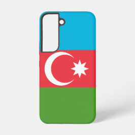 Samsung Galaxy S22 Fallflagge von Aserbaidschan Hülle