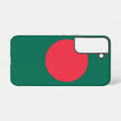 Samsung Galaxy S22 Fallflagge von Bangladesch Samsung Galaxy Hülle (Rückseite (Horizontal))