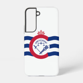 Samsung Galaxy S22 Fallflagge von Cincinnati Hülle