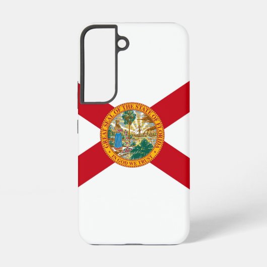 Samsung Galaxy S22 Fallflagge von Florida Hülle (Rückseite)