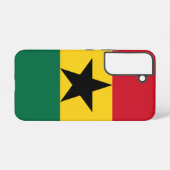 Samsung Galaxy S22 Fallflagge von Ghana Hülle (Rückseite (Horizontal))