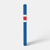 Samsung Galaxy S22 Fallflagge von Island Hülle (Linke Seite)