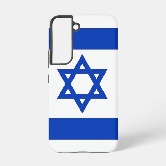 Samsung Galaxy S22 Fallflagge von Israel Samsung Galaxy Hülle (Rückseite)