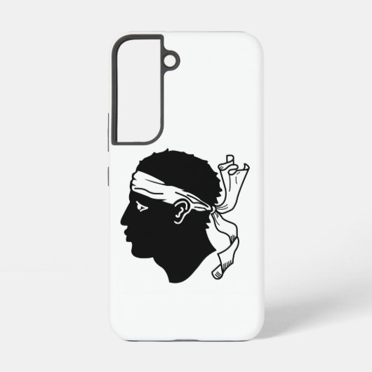 Samsung Galaxy S22 Fallflagge von Korsika Hülle (Rückseite)