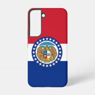 Samsung Galaxy S22 Fallflagge von Missouri Hülle