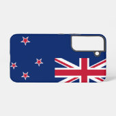 Samsung Galaxy S22 Fallflagge von Neuseeland Hülle (Rückseite (Horizontal))