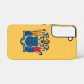 Samsung Galaxy S22 Fallflagge von New Jersey Hülle (Rückseite (Horizontal))