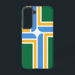 Samsung Galaxy S22 Fallflagge von Portland Samsung Galaxy Hülle<br><div class="desc">Mit unserem exklusiven Handy-Cover, das die unverwechselbare Flagge von Portland zeigt, können Sie Ihre Samsung Galaxy S22 Plus aufwerten! Ob Sie ein leidenschaftlicher Bewohner Portlands sind, an einen Besuch erinnern oder einfach nur die lebendige Kultur der Stadt feiern, dieses Handy-Cover ist das perfekte Accessoire. Es schützt nicht nur Ihr Gerät,...</div>