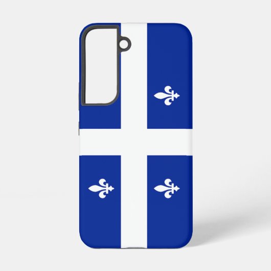 Samsung Galaxy S22 Fallflagge von Quebec Hülle (Rückseite)